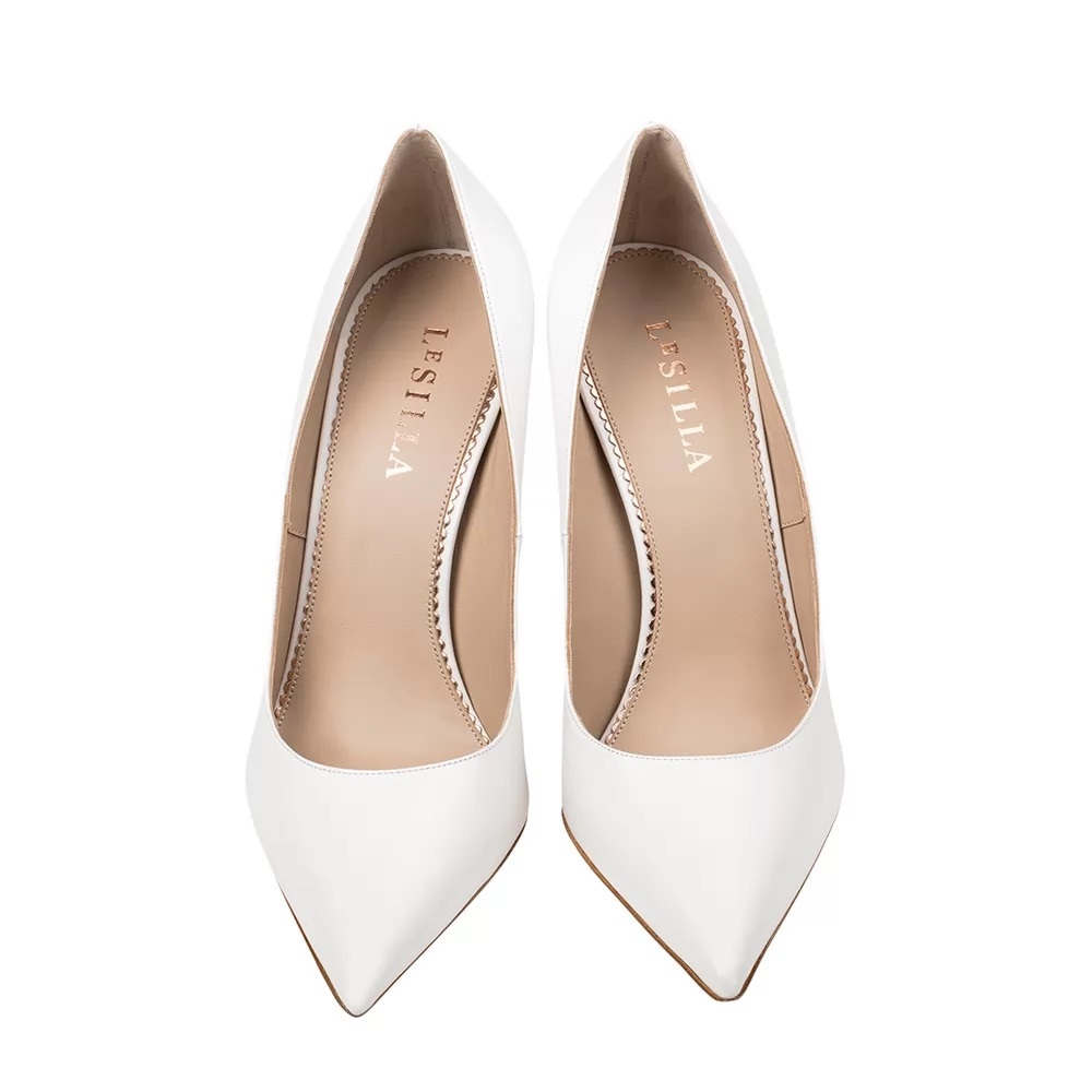 🤍The Perfect White Wedding Heels 🤍